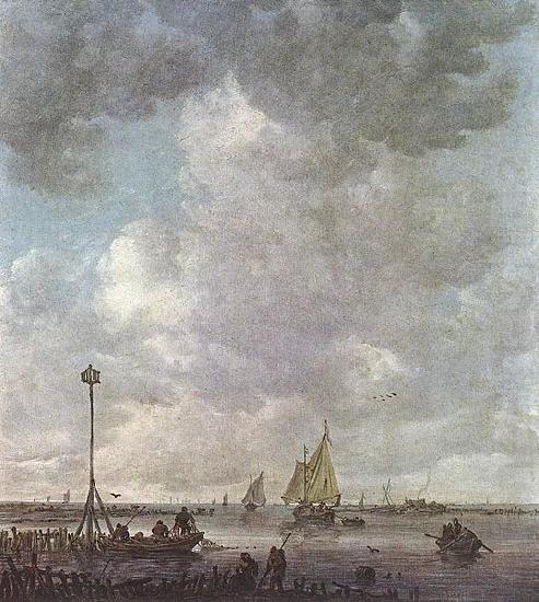 Marine Landscape with Fishermen, Jan van Goyen